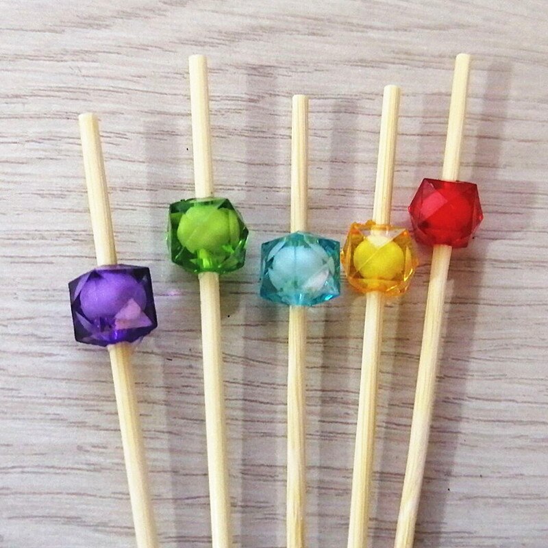 Disposable Bamboo Cocktail Picks (100 pcs) Disposable Bamboo Cocktail Picks (100 pcs)