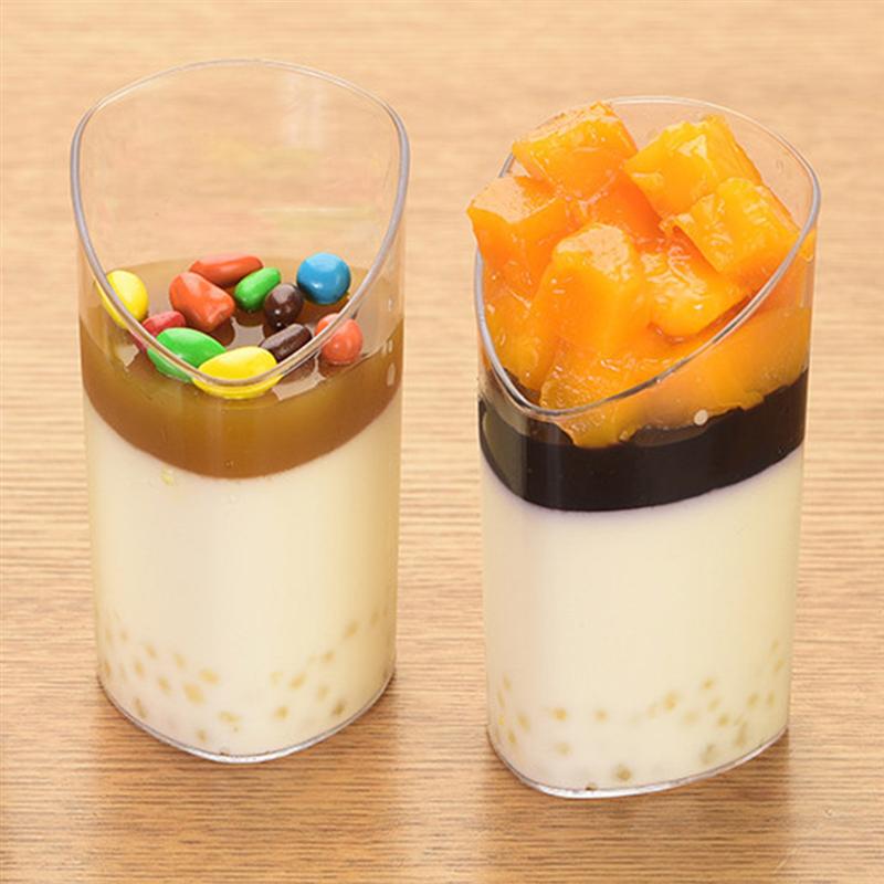 Disposable Clear Plastic Dessert Cups (30 pcs)