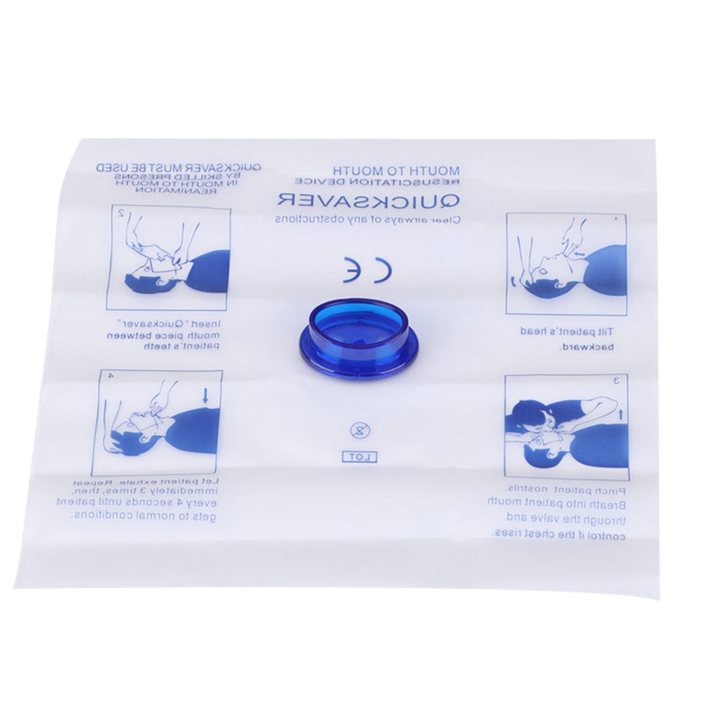 Disposable CPR Mouth Guard Breathing Mask