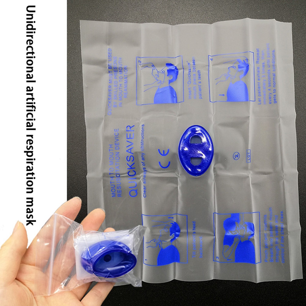 Disposable CPR Mouth Guard Breathing Mask