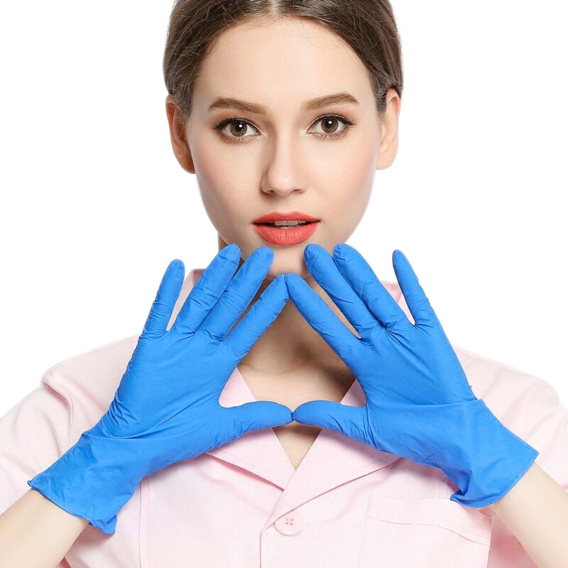 Disposable Gloves Nitrile Latex Gloves (20pcs)
