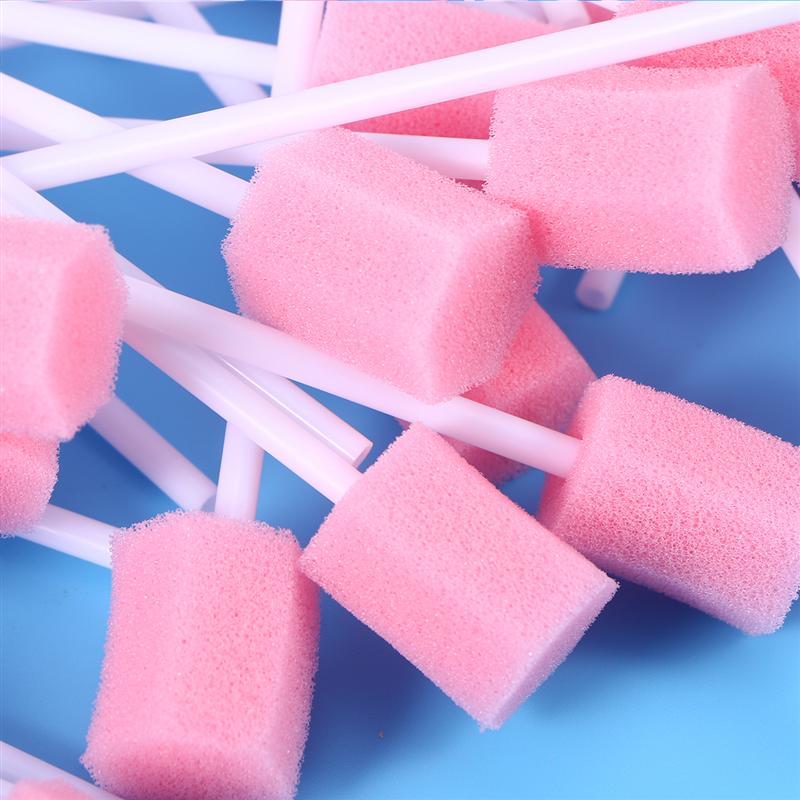 Disposable Oral Sponge Swabs (100pcs) Disposable Oral Sponge Swabs (100pcs)