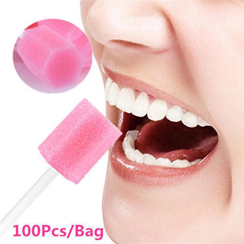 Disposable Oral Sponge Swabs (100pcs) Disposable Oral Sponge Swabs (100pcs)