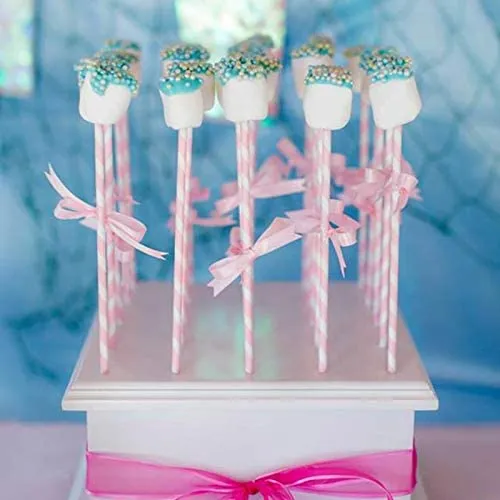 Disposable Party Striped Paper Straws Disposable Party Striped Paper Straws