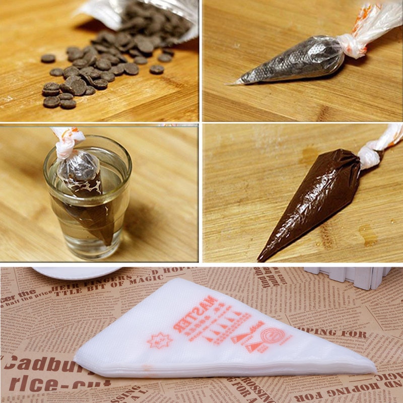 Disposable Piping Bags 100PC Set Disposable Piping Bags 100PC Set
