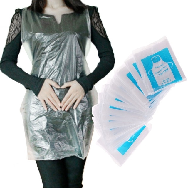 Disposable Plastic Aprons (10pcs) Disposable Plastic Aprons (10pcs)