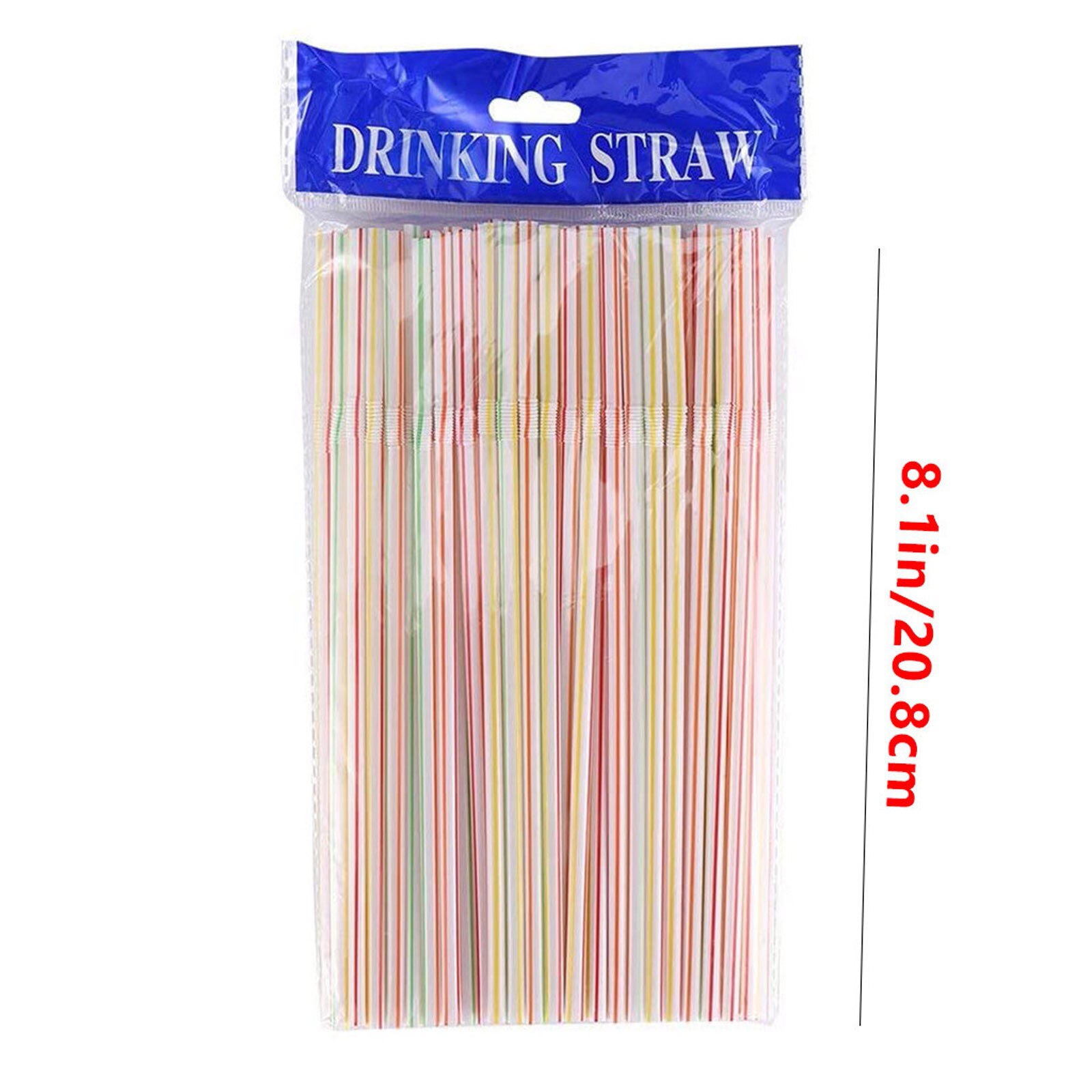 Disposable Plastic Bendable Straws (600 pcs)