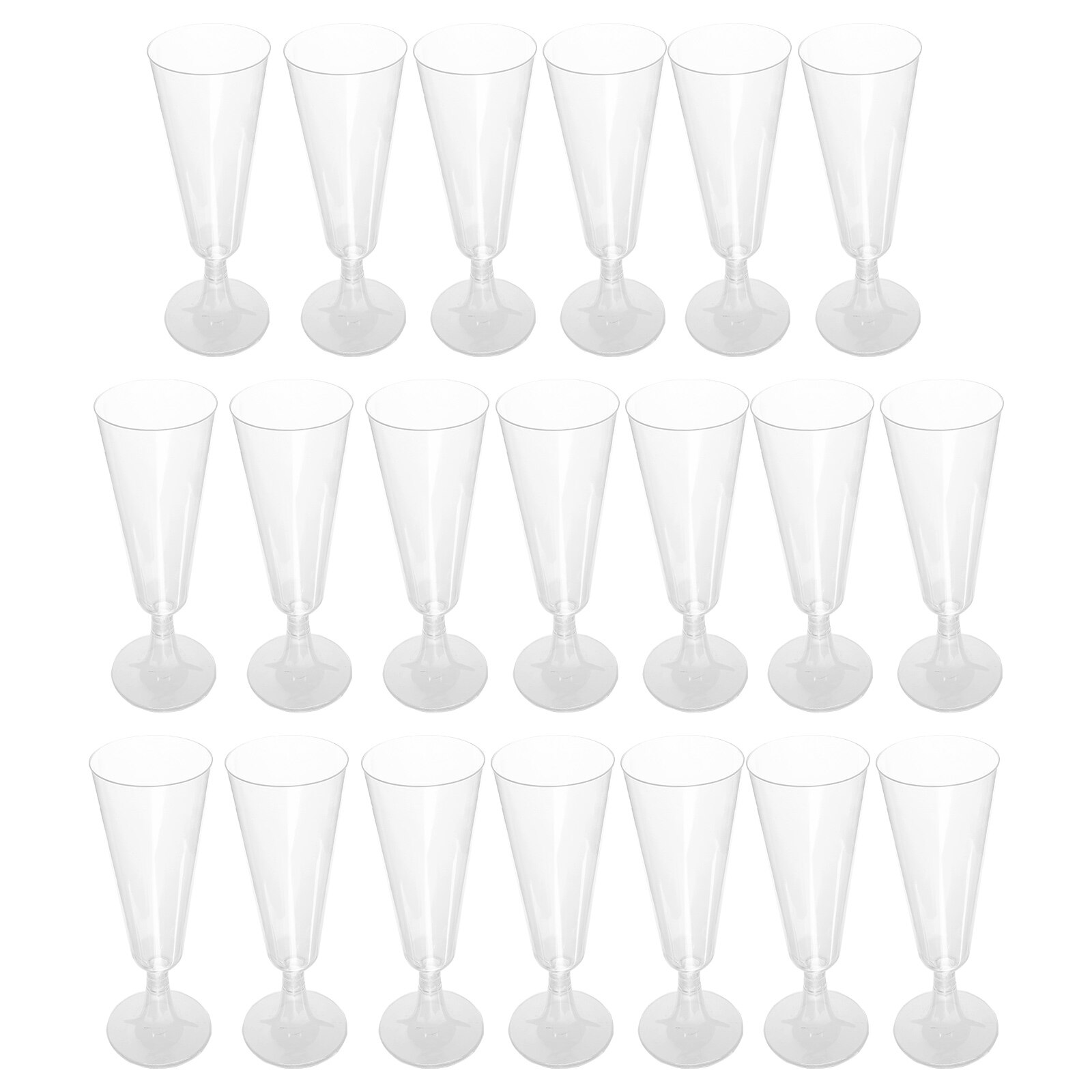 Disposable Plastic Champagne Cups (20 pcs) Disposable Plastic Champagne Cups (20 pcs)