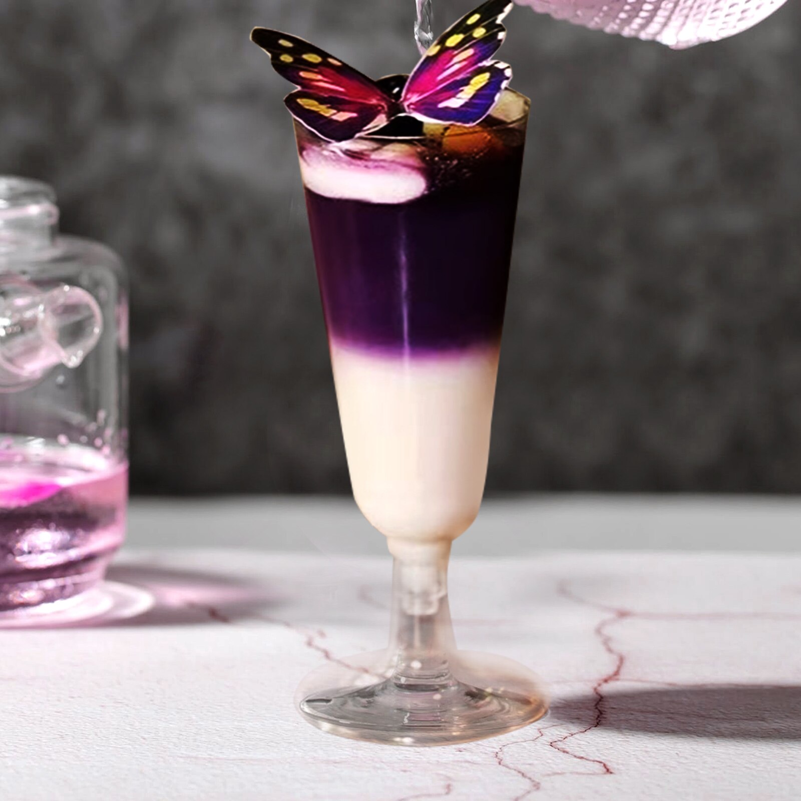 Disposable Plastic Champagne Cups (20 pcs)