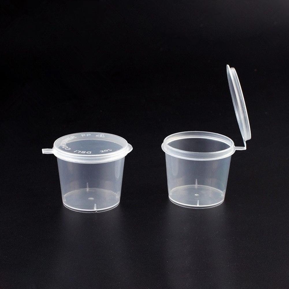 Disposable Plastic Sauce Containers (100pcs)