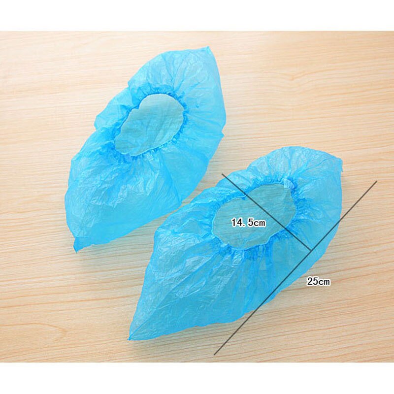 Disposable Plastic Shoe Covers (100 Pcs)
