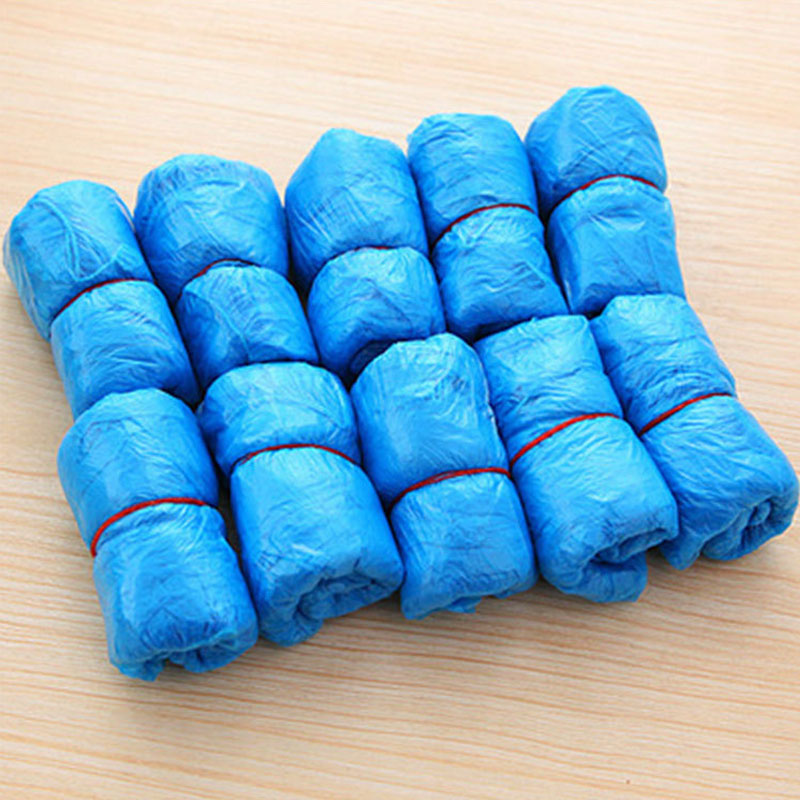 Disposable Plastic Shoe Covers (100 Pcs)