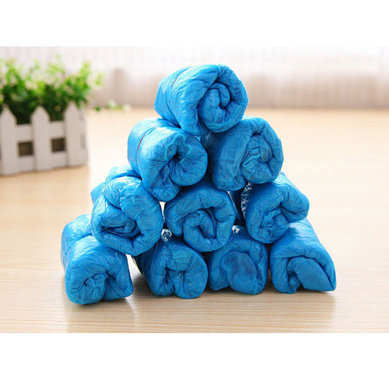 Disposable Plastic Shoe Covers (100 Pcs)