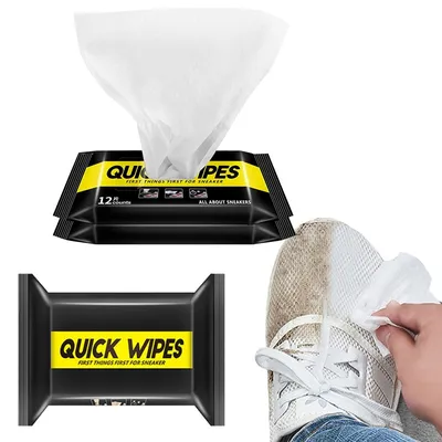 Disposable Shoe Cleaner Wipes (12 Wipes) Disposable Shoe Cleaner Wipes (12 Wipes)