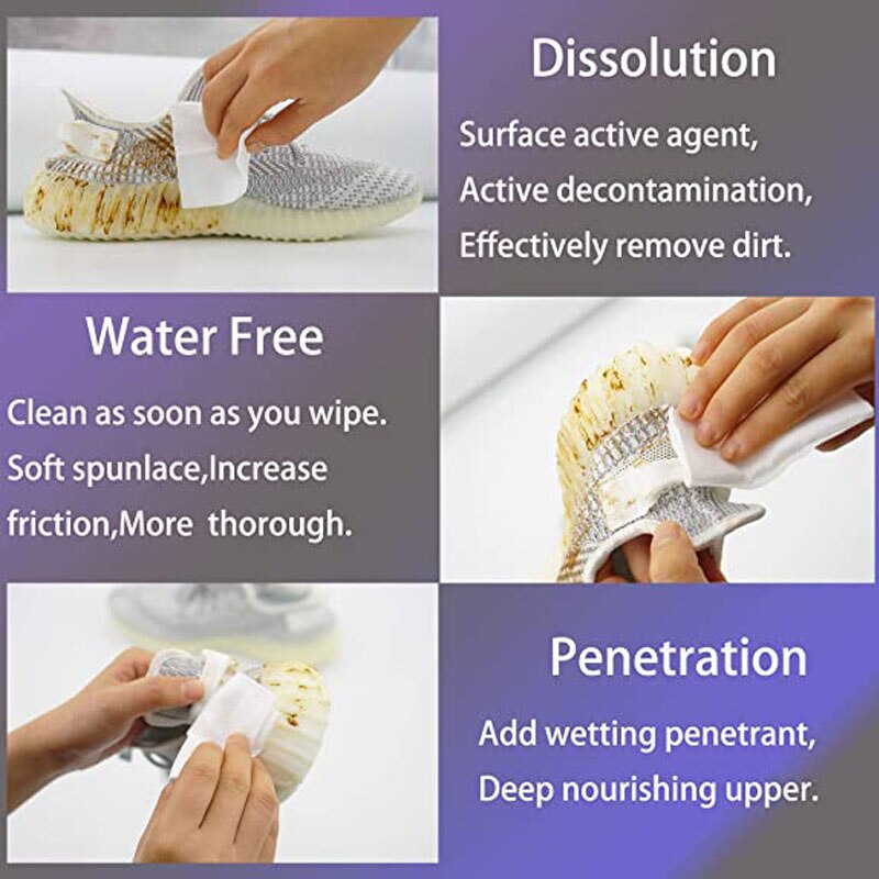 Disposable Shoe Cleaner Wipes (12 Wipes) Disposable Shoe Cleaner Wipes (12 Wipes)