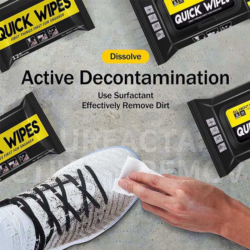 Disposable Shoe Cleaner Wipes (12 Wipes) Disposable Shoe Cleaner Wipes (12 Wipes)