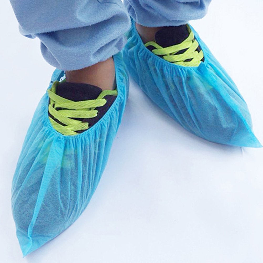 Disposable Shoe Covers Plastic Material(100pcs) Disposable Shoe Covers Plastic Material(100pcs)