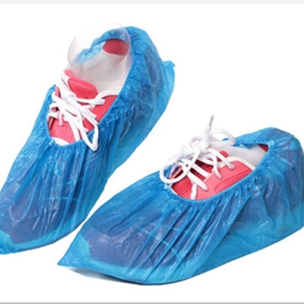 Disposable Shoe Covers Plastic Material(100pcs) Disposable Shoe Covers Plastic Material(100pcs)