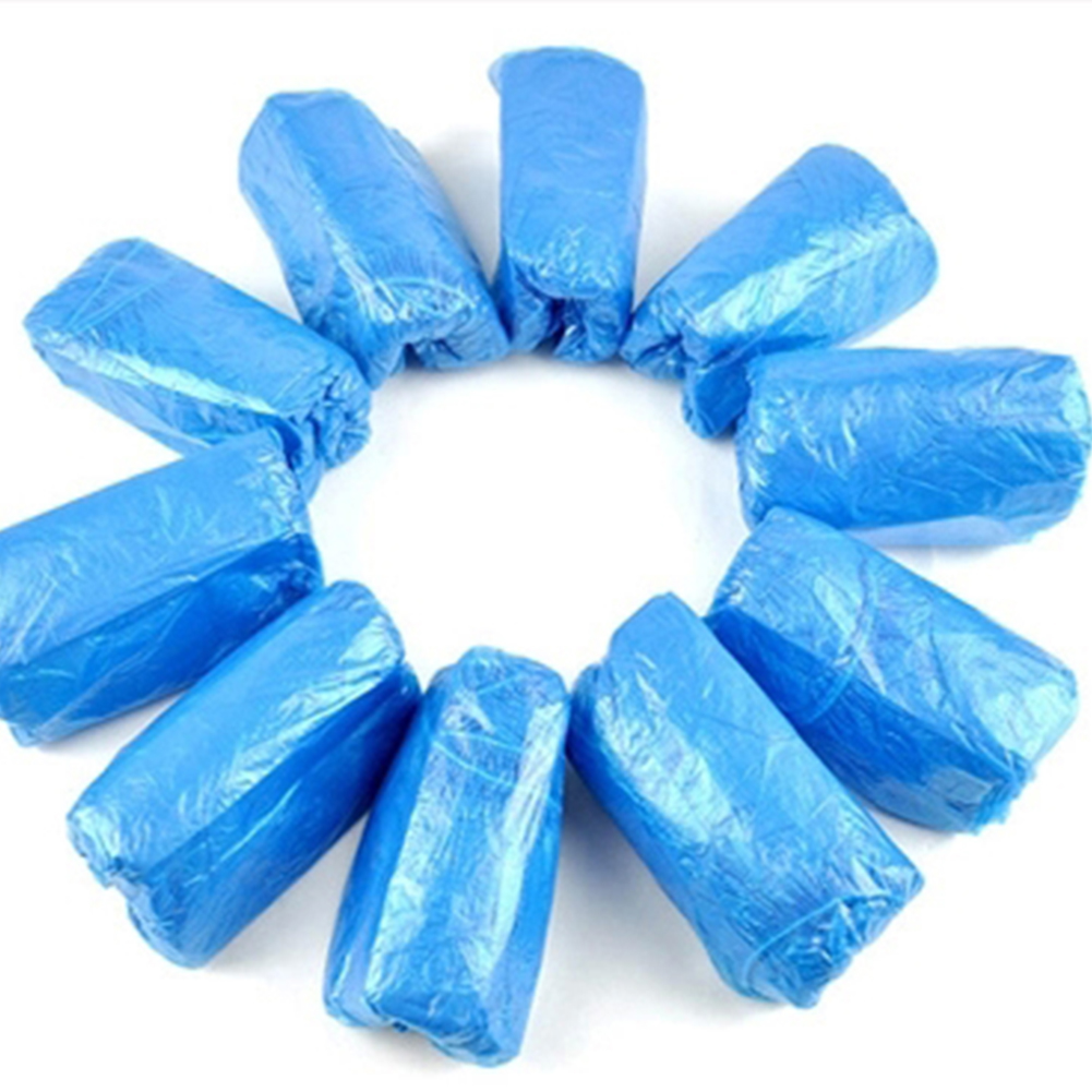 Disposable Shoe Covers Plastic Material(100pcs) Disposable Shoe Covers Plastic Material(100pcs)