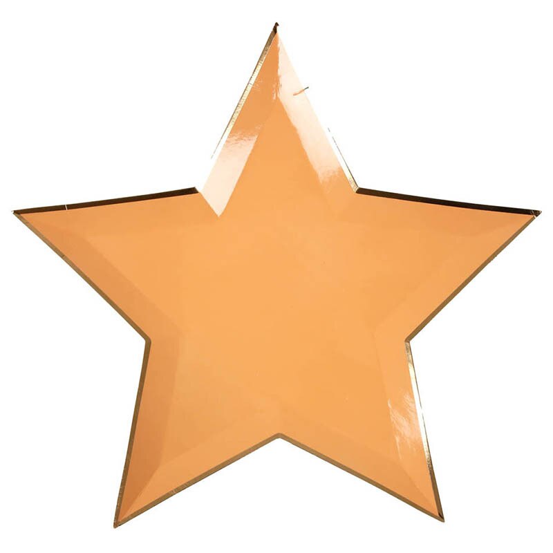 Disposable Star Paper Plates (8pcs)