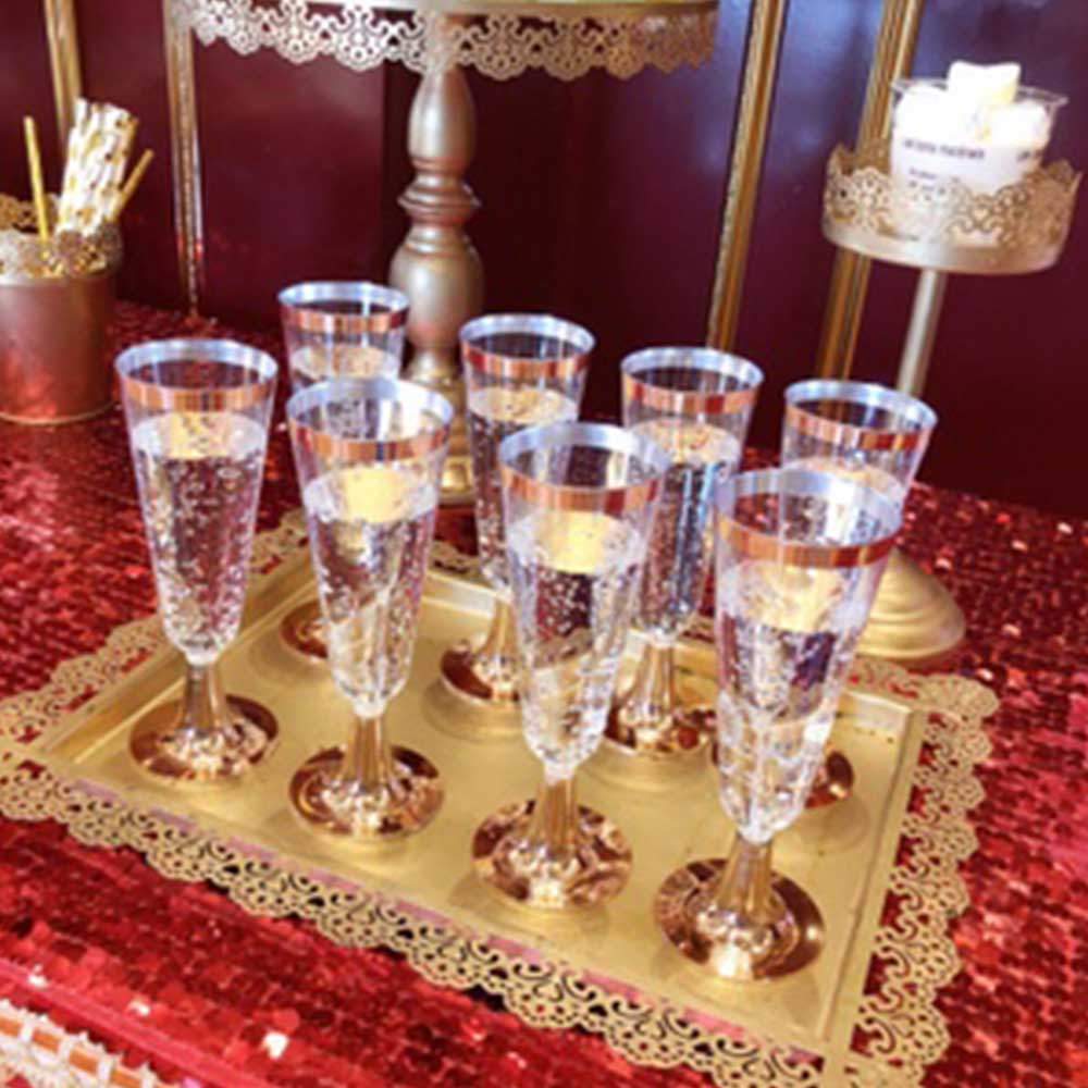 Disposable Wine Glasses Party Supply (6 pcs) Disposable Wine Glasses Party Supply (6 pcs)