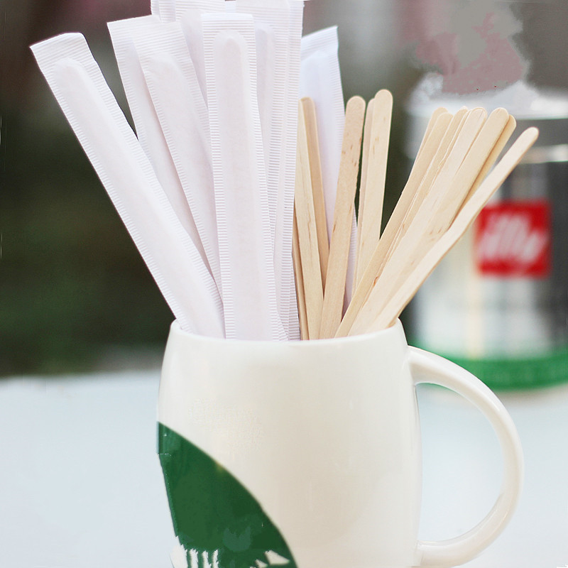 Disposable Wooden Drink Stirrers (100pc)