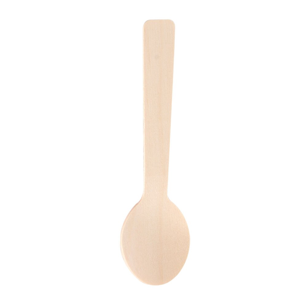 Disposable Wooden Ice cream Spoons (100pc)