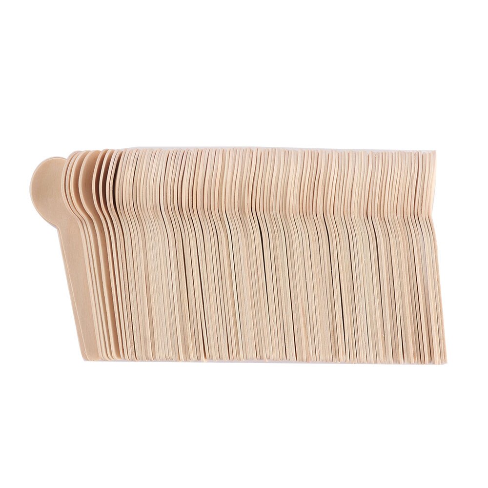 Disposable Wooden Ice cream Spoons (100pc)
