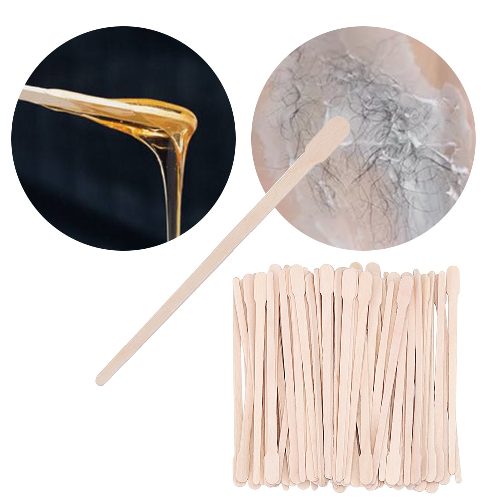 Disposable Wooden Wax Spatulas (100pcs)