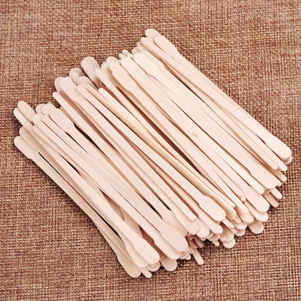 Disposable Wooden Wax Spatulas (100pcs)