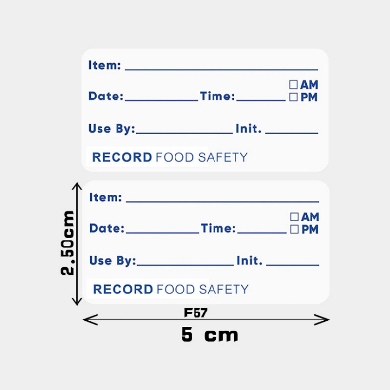 Dissolvable Food Labels in 30 Seconds (500Pcs)
