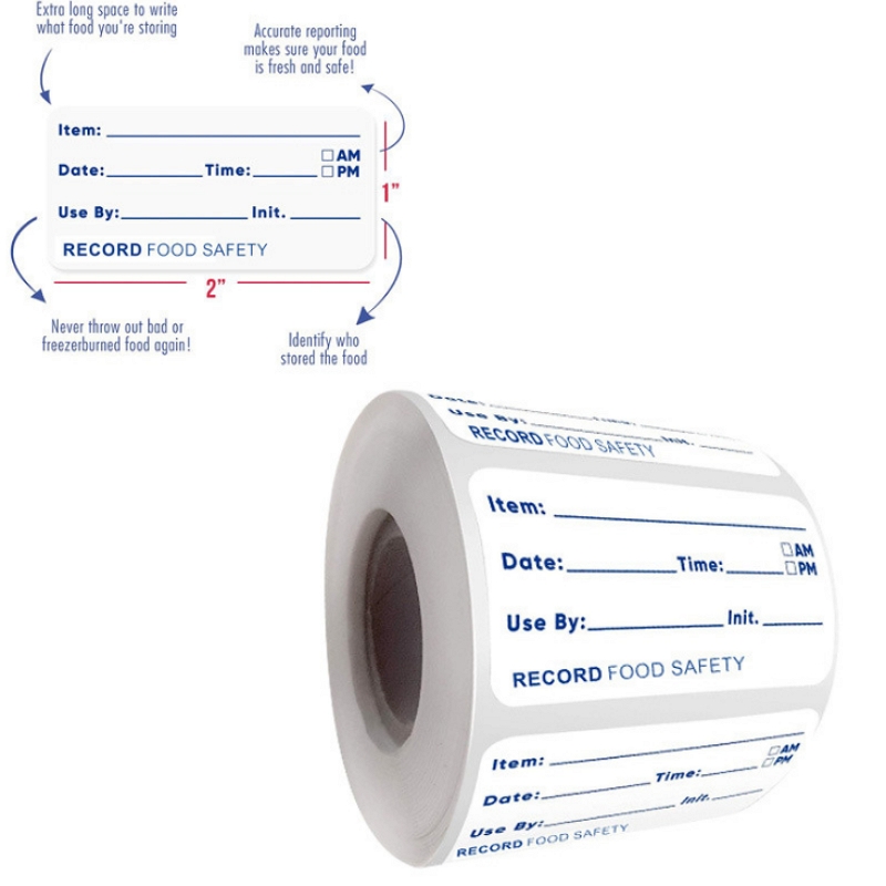 Dissolvable Food Labels in 30 Seconds (500Pcs)