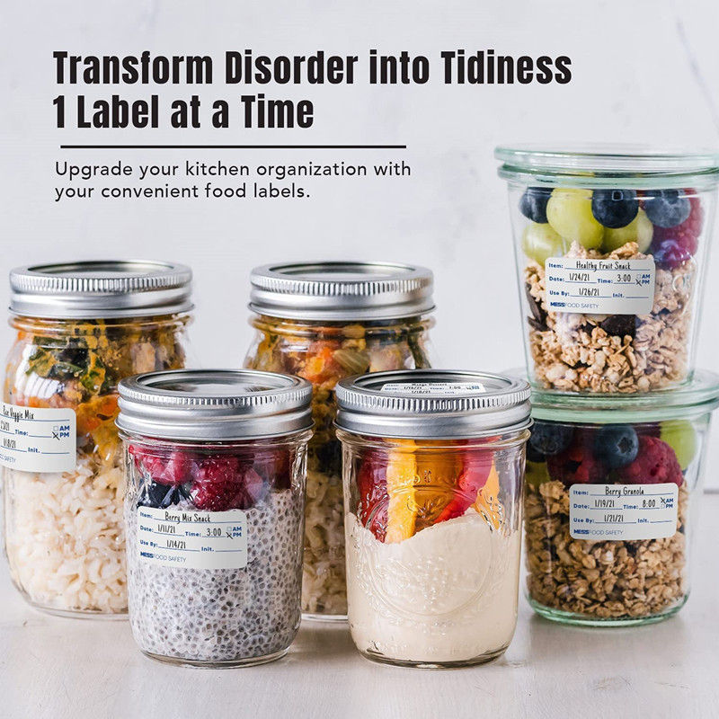 Dissolvable Food Labels in 30 Seconds (500Pcs)