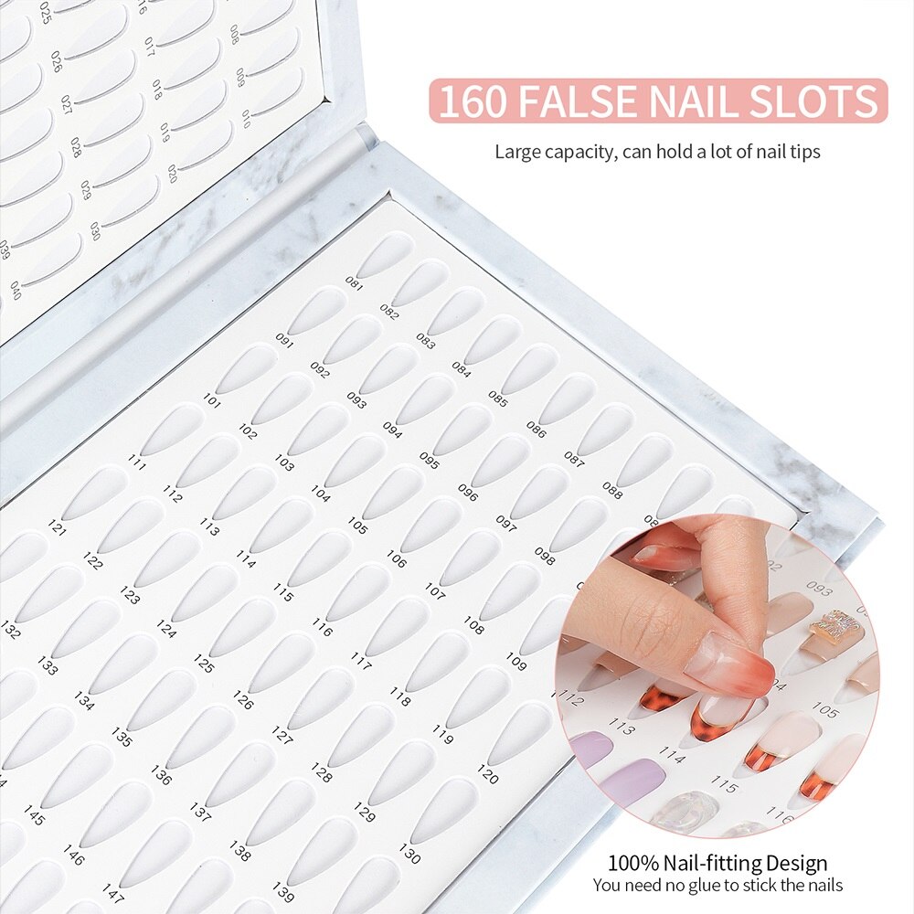 DIY 160 Colors Nail Display Book
