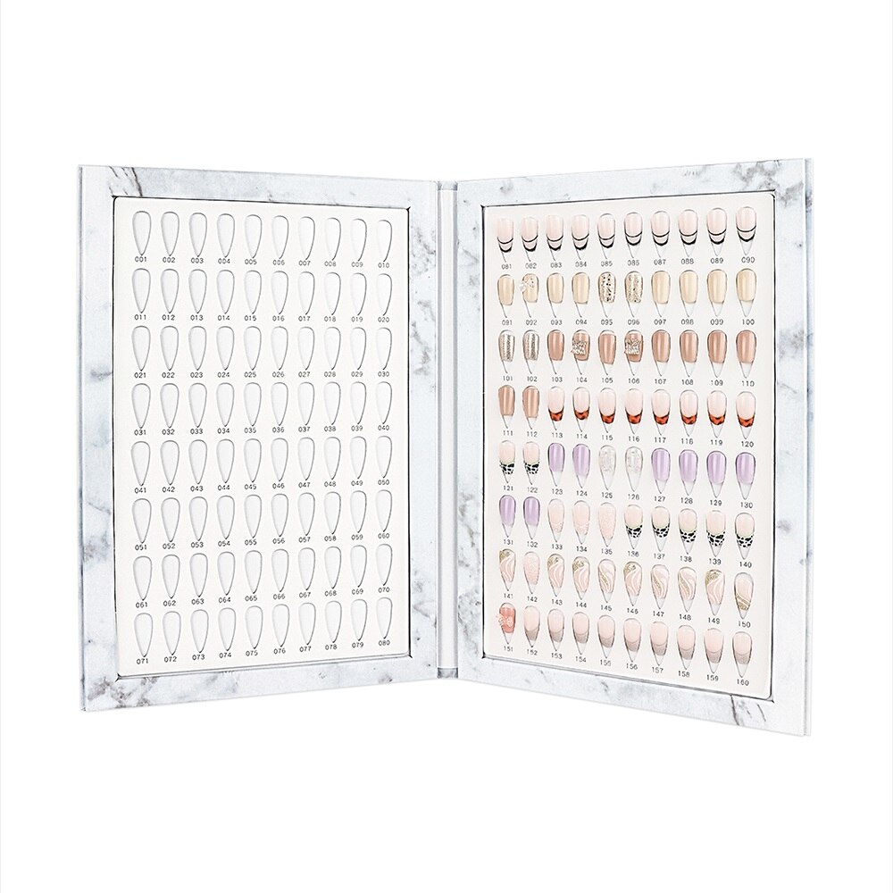 DIY 160 Colors Nail Display Book