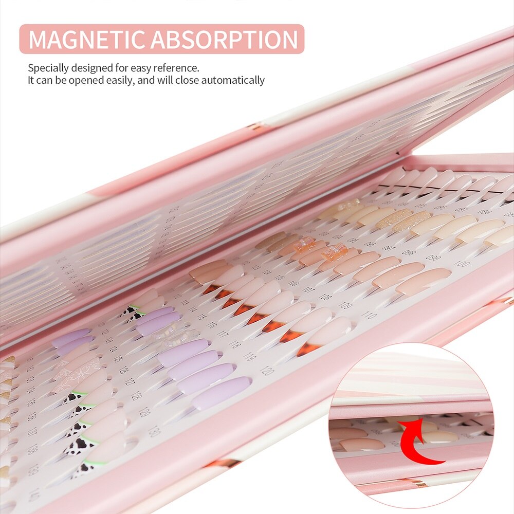 DIY 160 Colors Nail Display Book
