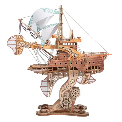 DIY 3D Wooden Puzzle Fantastic Spaceship Popular Assembly Model Kits Toys For Children Kids Girls Birthday Gift DIY 3D Wooden Puzzle Fantastic Spaceship Popular Assembly Model Kits Toys For Children Kids Girls Birthday Gift