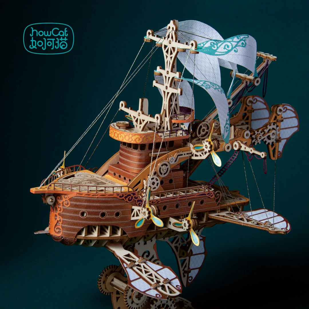 DIY 3D Wooden Puzzle Fantastic Spaceship Popular Assembly Model Kits Toys For Children Kids Girls Birthday Gift DIY 3D Wooden Puzzle Fantastic Spaceship Popular Assembly Model Kits Toys For Children Kids Girls Birthday Gift