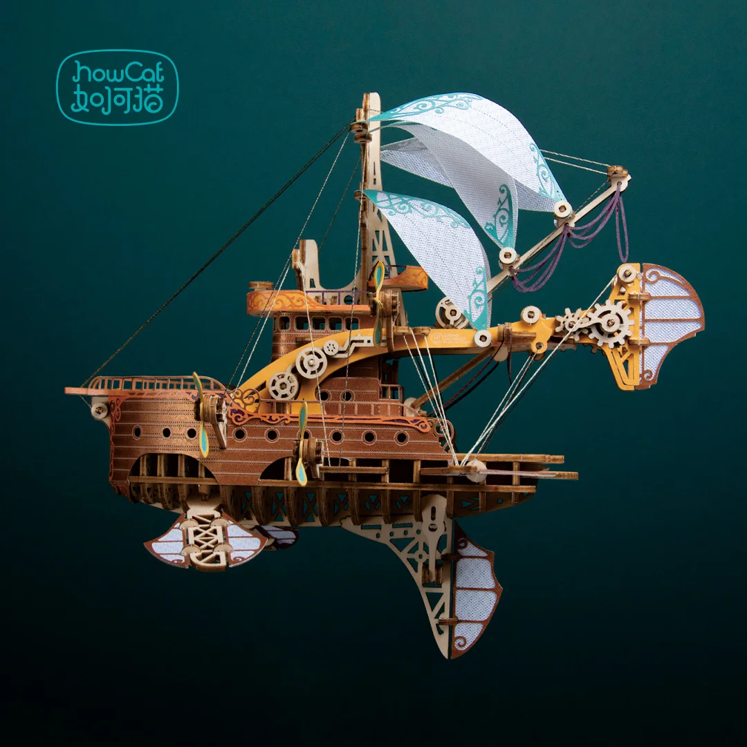 DIY 3D Wooden Puzzle Fantastic Spaceship Popular Assembly Model Kits Toys For Children Kids Girls Birthday Gift DIY 3D Wooden Puzzle Fantastic Spaceship Popular Assembly Model Kits Toys For Children Kids Girls Birthday Gift