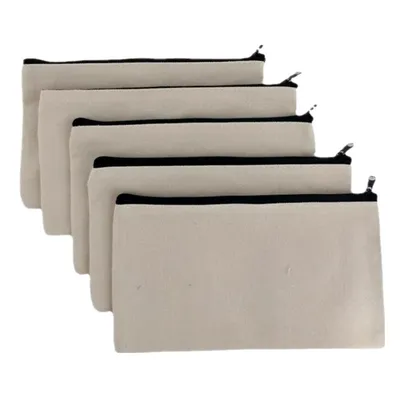 DIY Blank Makeup Canvas Pouch