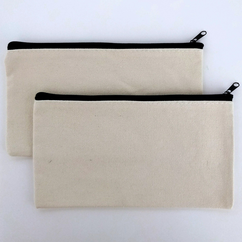 DIY Blank Makeup Canvas Pouch