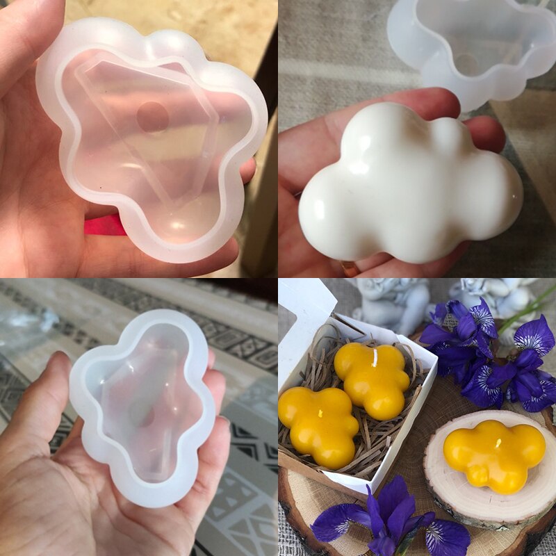 DIY Candle Cloud Silicone Mold