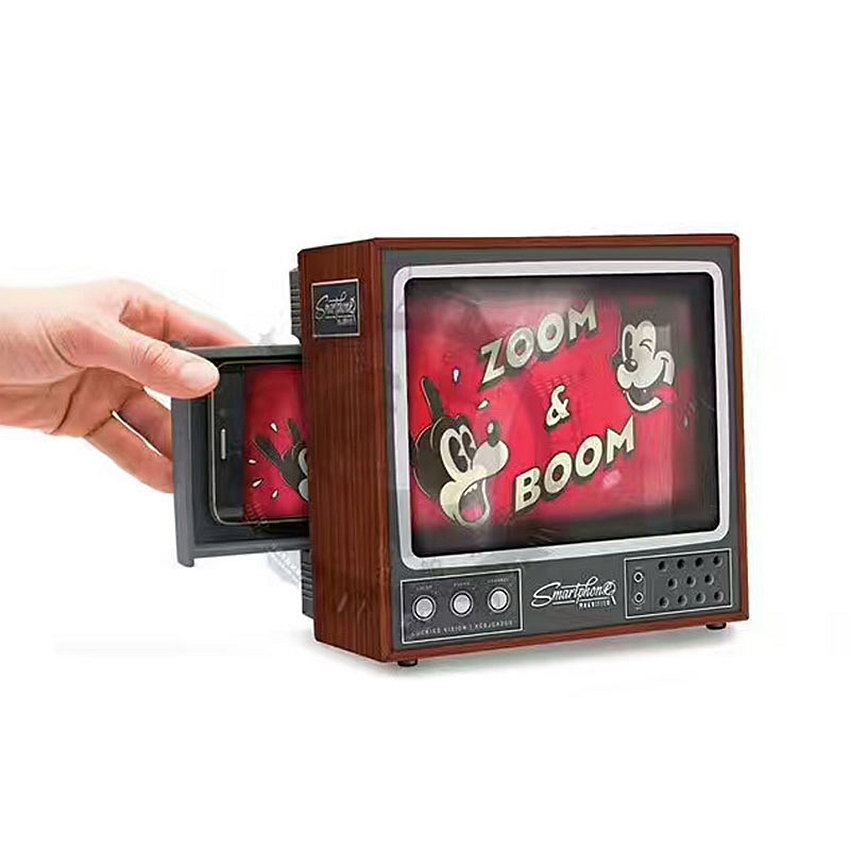 DIY Cardboard Classical TV Set Style Smartphone Screen Magnifier DIY Cardboard Classical TV Set Style Smartphone Screen Magnifier