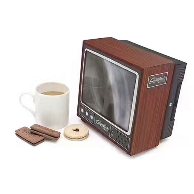 DIY Cardboard Classical TV Set Style Smartphone Screen Magnifier DIY Cardboard Classical TV Set Style Smartphone Screen Magnifier