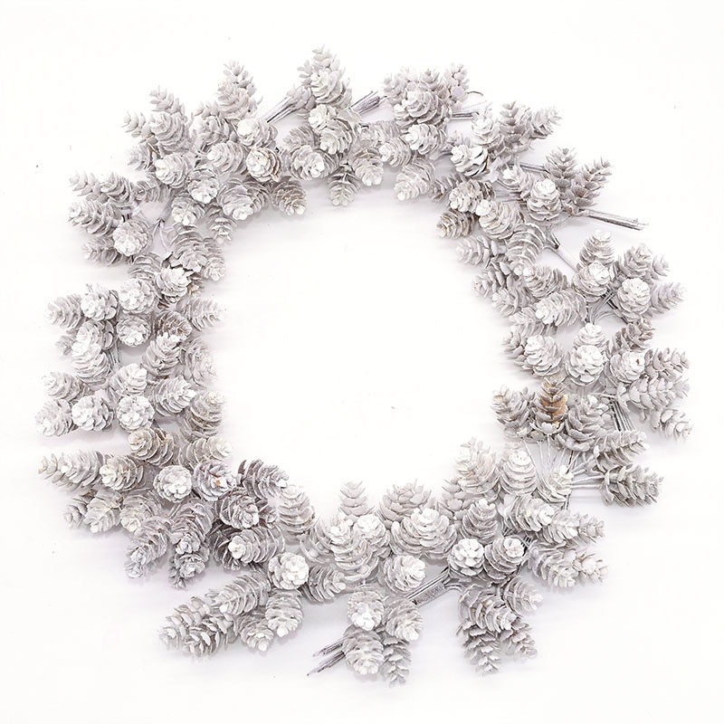 DIY Christmas Wreath Rattan Rustic