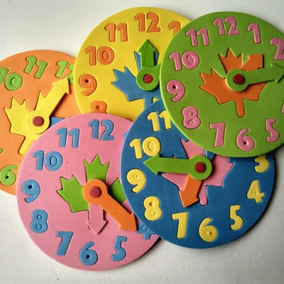 DIY Clock Educational Puzzle