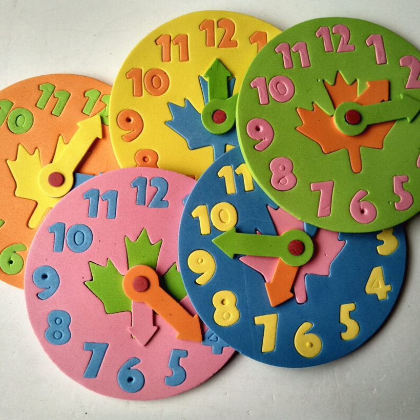 DIY Clock Educational Puzzle