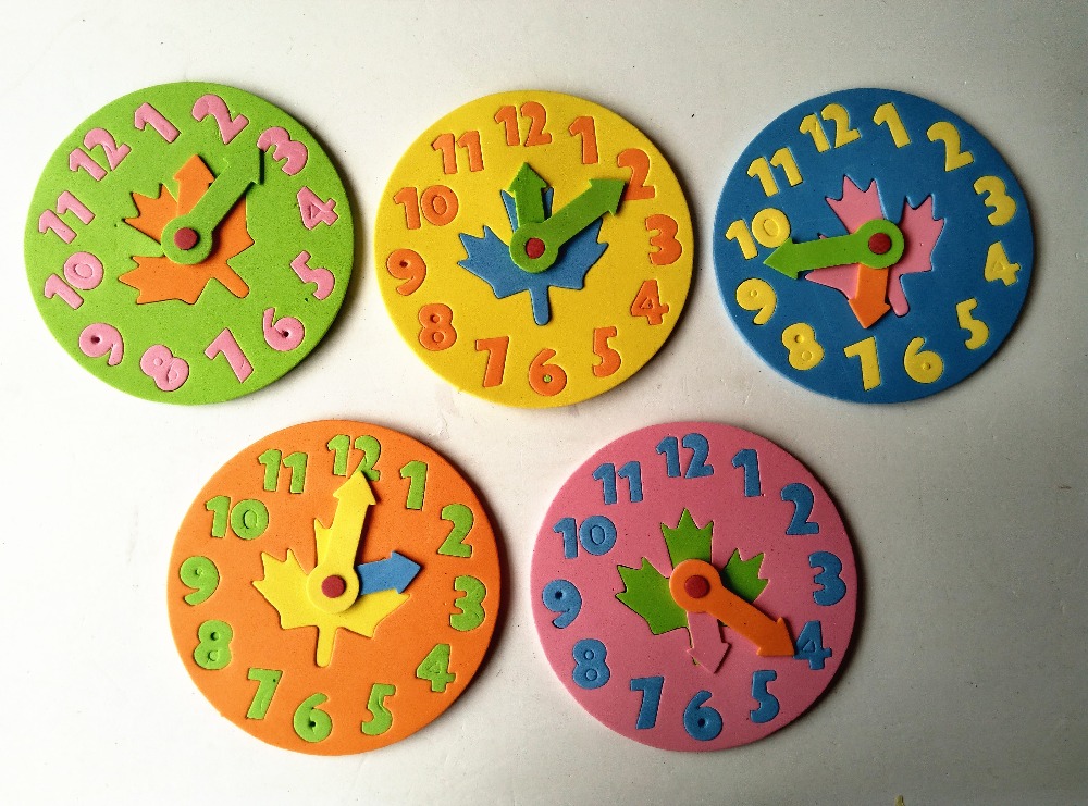 DIY Clock Educational Puzzle