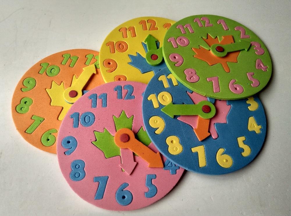DIY Clock Educational Puzzle