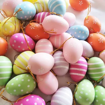 DIY Colorful Foam Easter Eggs (12pcs)